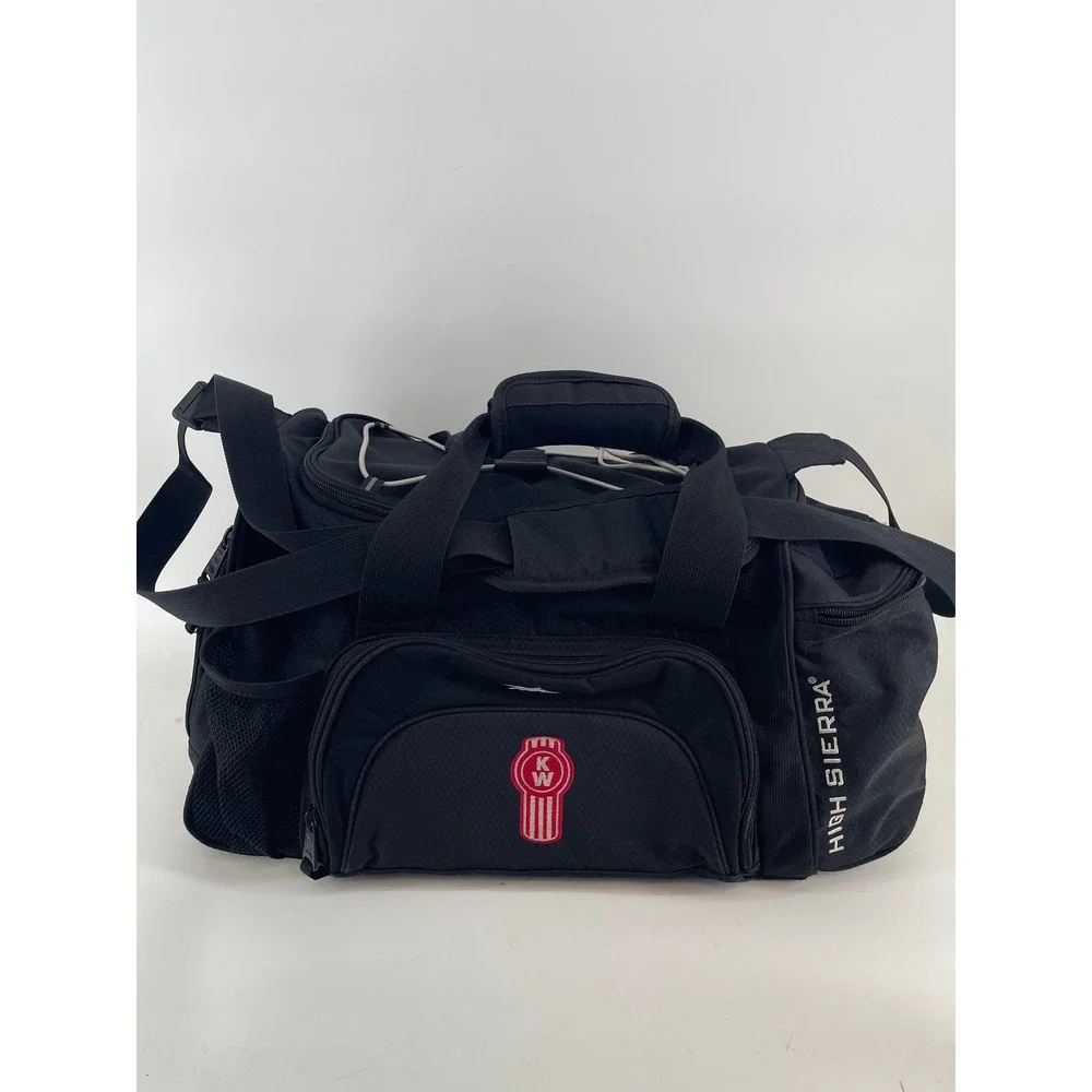 High Sierra Duffel Bag Unisex Large Black Excellent Kenworth Logo Travel Gym